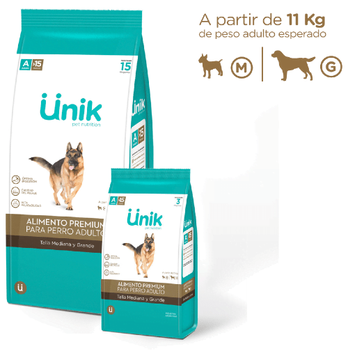 Unik Adulto Talla Med/Gr 3Kg